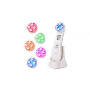 Appareil de beauté à ultrasons, machine faciale à haute fréquence et 6 modes(blanc)