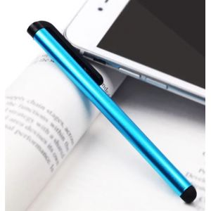 Stylet Fin Aluminium x5 pour ALCATEL A3 XL Smartphone Tablette Ecrire Universel Lot de 5 (BLEU)