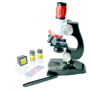 Microscope 100X-1200X Biologique pour enfants - Blanc