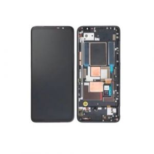 Original Ecran LCD et Vitre Tactile PULLED Noir avec Châssis pour Asus ROG Phone 5s