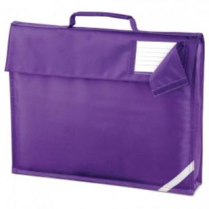 Petite sacoche l&eacute;g&egrave;re - cartable porte document - QD51 - violet Id&eacute;ale pour &eacute;tudiants ou pour petites r&eacute;unions.