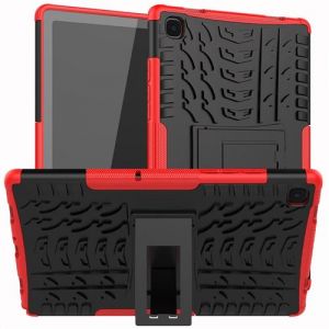 Housse etui coque rigide anti choc pour Samsung Galaxy Tab A7 T500 / T505 (10,4 pouces) - ROUGE - htdmobiles