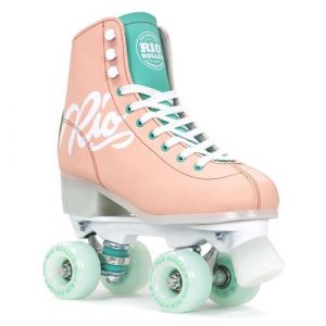 Roller quad RIO ROLLER Script Peach/Green UK7A EU40.5 US8 Peach/Green