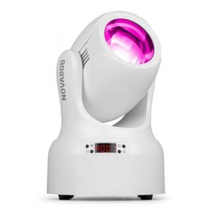BeamZ NOVA80B-WH - Lyre LED Beam 80 W blanche avec prisme 7 couleurs & 7 gobos