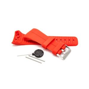 vhbw bracelet TPE compatible avec Polar M400, M430 montre connectée - 9.0cm + 12.2 cm rouge