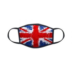 Masque tissu anti-projection anti-poussière personnalisé par 4E1 Drapeau UK Union Jack design 01