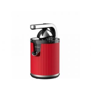 Presse-agrumes &eacute;lectrique &agrave; bras pour oranges et agrumes Cecotec Xqueeze RetroJuice 600 Rouge 600W
