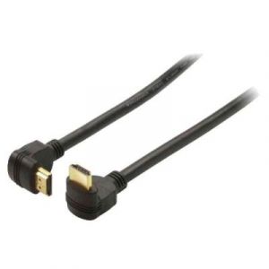 Shiverpeaks basic-s c&acirc;ble hdmi, fiche a m&acirc;le coud&eacute; bs75725-hr