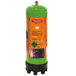 Bouteille de gaz jetable Gys Argon pur 2,2L pour soudure MIG/MAG et TIG