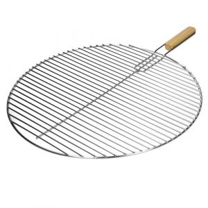 ECD Germany Grille de Barbecue en Acier Inoxydable, Ronde, Ø 54,5 cm, avec Poignées