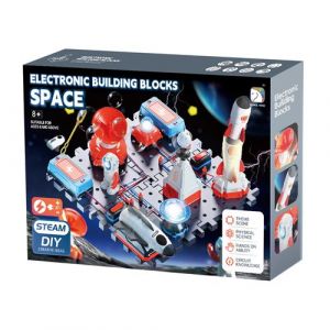 Kit Scientifique Spatial STEM VATOS &ndash; 31 pi&egrave;ces, Circuits &Eacute;lectriques et Effets Lumineux pour Enfants d&egrave;s 6 Ans &ndash; Apprentissage DIY des Concepts d&rsquo;&Eacute;lectricit&eacute;