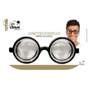 Lunettes d'intello - Double foyer - Humour - Déguisement - Savant fou - Nerd