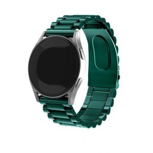 Strap-it Bracelet acier - compatible pour Samsung Gear Sport (vert)
