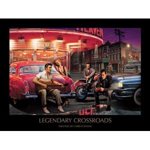 Legendary Crossroads (Chris Consani) - James Dean / Marilyn Monroe - 60x80 cm - AFFICHE / POSTER