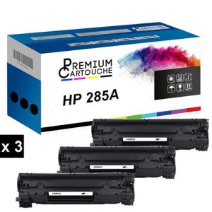 PREMIUM CARTOUCHE - x3 Toners - CE285A 85A (Noir) - Compatible pour HP LaserJet Pro M1132 HP LaserJet Pro M1217nfw HP LaserJet Pro