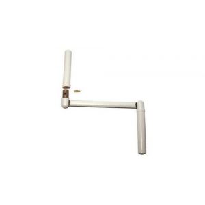 Manivelle seule blanc vynex pour volet roulant - 3101781000696