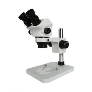 Microscope Binoculaire Zoom 50X Avec Lumière Pour Éducation Et Recherche Blanc YONIS