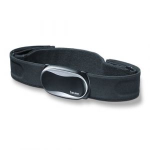 cardio-fréquencemètre Beurer Ceinture thoracique textile analogique Noir pour tour de poitrine 60/100 cm