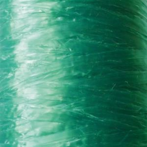 Raphia synthétique vert jade 125 g - graine créative