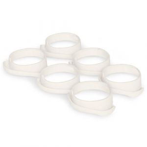 6 x &Eacute;couteurs en Silicone Embouts d'oreilles Crochets pour Bose QuietComfort Ultra Casque &Eacute;couteurs en Blanc