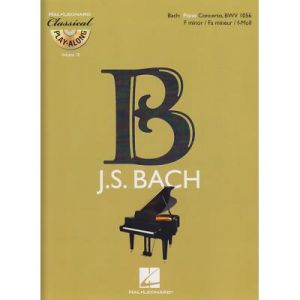 Partitions classique HAL LEONARD BACH J.S. - CONCERTO EN FA MINEUR BWV 1056 + CD - PIANO Piano