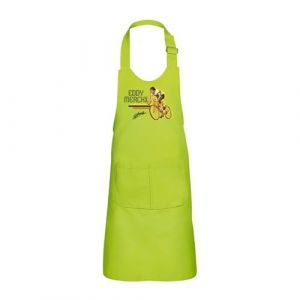 Fabulous Tablier Cuisine Enfant 2 Poches Vert Eddy Merckx Vintage - Haut de gamme
