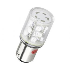 Barthelme Voyant de signalisation LED BA15d vert 24 V/DC, 24 V/AC 12 lm 52160213