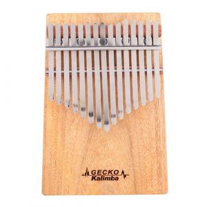 Kalimba Pouce Piano GECKO K15CAP Sol majeur en bois 15 touches portable