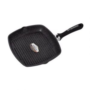 Grill revêtement effet pierre - Schumann Professionnel - Manche amovible - Cuisson sans graisses