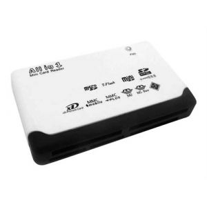 Hypertec All in one - Lecteur de carte - tout-en-un (Microdrive, MMC, SD, SM, MS Duo, MS PRO Duo, miniSD, RS-MMC, TransFlash, microSD) - USB 2.0