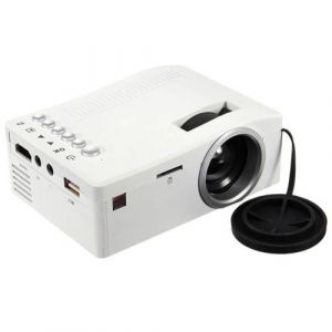 1080P Hd Led Accueil Mulitmedia Th&eacute;&acirc;tre Cin&eacute;ma Vga Tv Usb Sd Hdmi Mini Projecteur GJZSXT023