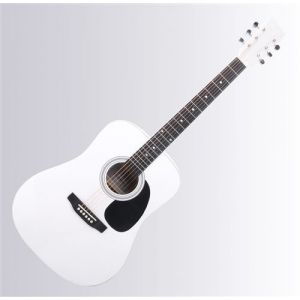Guitare classique Classic Cantabile WS-10WH &ndash; blanche &ndash; avec accessoires