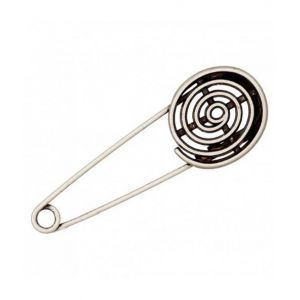 Epingle à Kilt spirale brute Nickel 75 MM X 1 - Union Knopf(...) - Gris