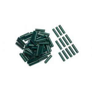 Lot De 100 Clips Pvc À Fixer Lixo Vert, H.1 Cm