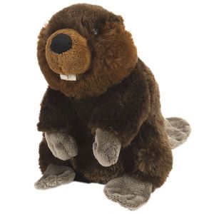 Wild Republic castor en peluche junior 20 cm en peluche marron