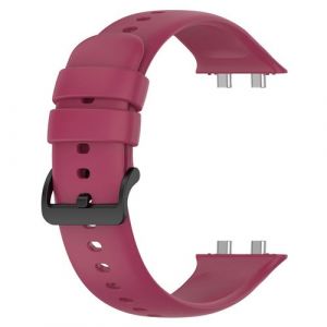 Bracelet pour Oppo Watch 3 Silicone Soft-Touch Sange &agrave; Trous Avizar bordeaux