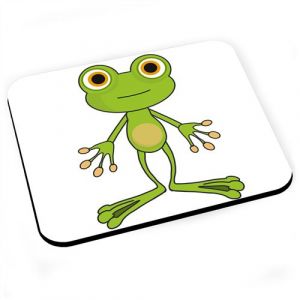 Tapis de souris Peinture grenouille illustration enfant mignon