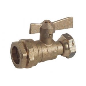 Somatherm robinet darret - compteur droit a boisseau spherique equerre - 32-26/34