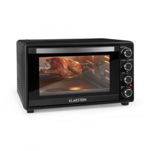 Klarstein Masterchef 60 Mini four avec tournebroche- 2000W- Temp&eacute;rature r&eacute;glable: 100 &agrave; 230 &deg;C- Noir