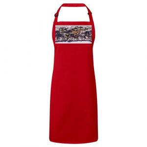 Fabulous Tablier Cuisine Premium Rouge Carte du Monde Planisphere Photo Satellite