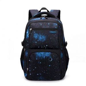 Sac à Dos Ciel étoilé pour Garçon (SD1782) 30*23*46 cm Noir et Bleu