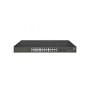 LevelOne GES-2126 commutateur r&eacute;seau G&eacute;r&eacute; L2 Gigabit Ethernet (10/100/1000) Noir