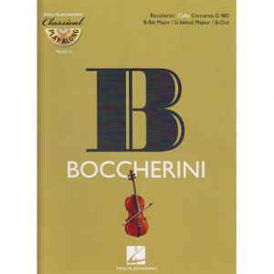 Partitions classique HAL LEONARD BOCCHERINI LUIGI - CONCERTO EN SI BEMOL MAJEUR G 482 + CD - VIOLONCELLE Violoncelle