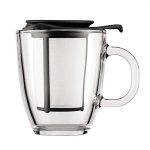Bodum - Set mug en verre, filtre en nylon, 0.35 l