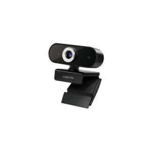 LogiLink Webcam Pro Full HD USB avec micro, noir