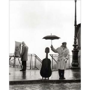 Reproduction Un musicien sous ROBERT DOISNEAU 30 cm x 24 cm