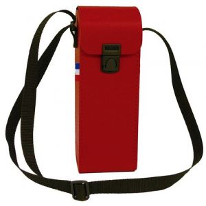 Maroquinor - Sacoche rigide bandoulière pour 3 boules de pétanque BS3-B rouge