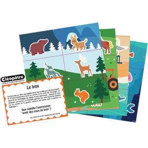 Bons points - Images - Th&egrave;me les animaux - Scolaire - Apprentissage - Cl&eacute;op&acirc;tre