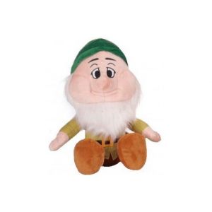 Peluche nain dormeur 40 cm - collection blanche neige et les 7 nains - set grand doudou classique enfant et 1 carte tigre