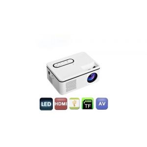 Mini projecteur led portable hdmi prend en charge le lecteur vid&eacute;o hd 1080p